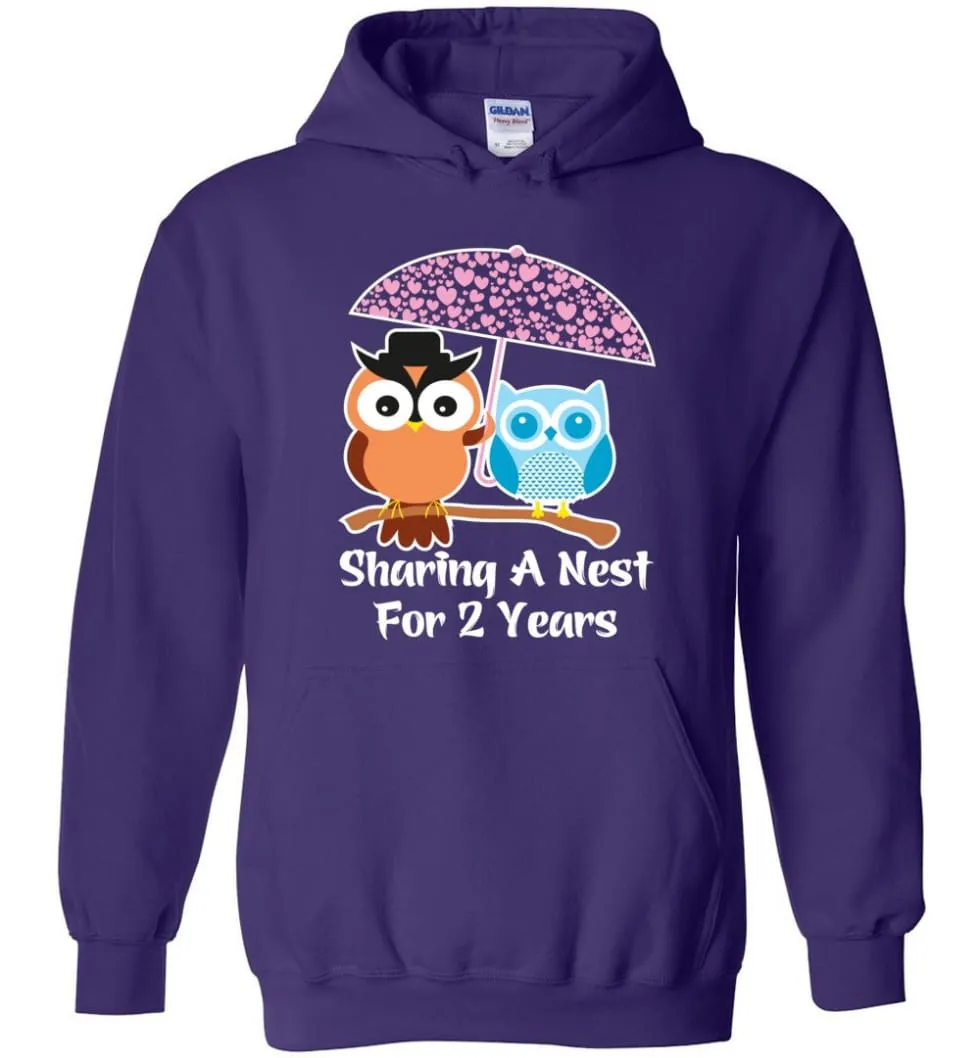 2 Years Wedding Anniversary Gifts Valentine's Day Hoodie