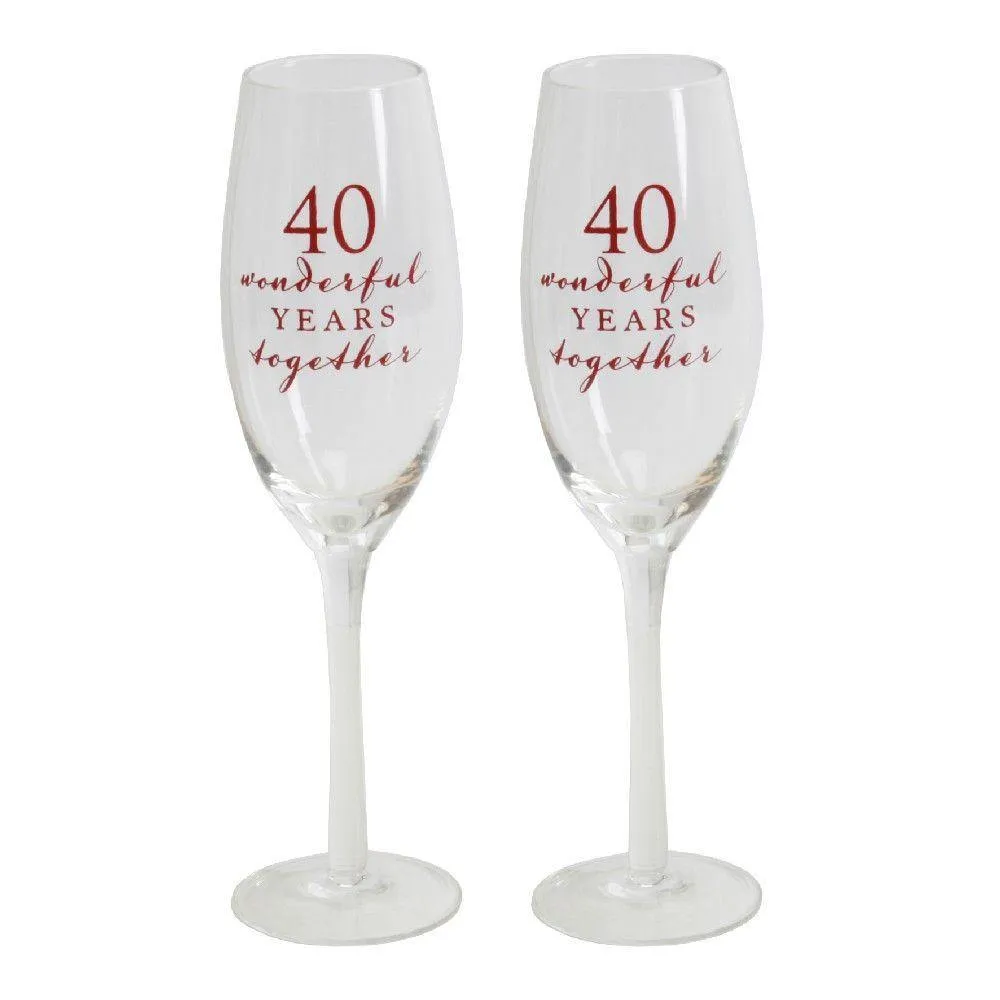 40th Anniversary Flutes (Widdop)