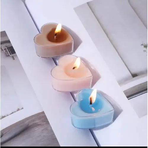 4in1 Heart  Mold Tealight Candle