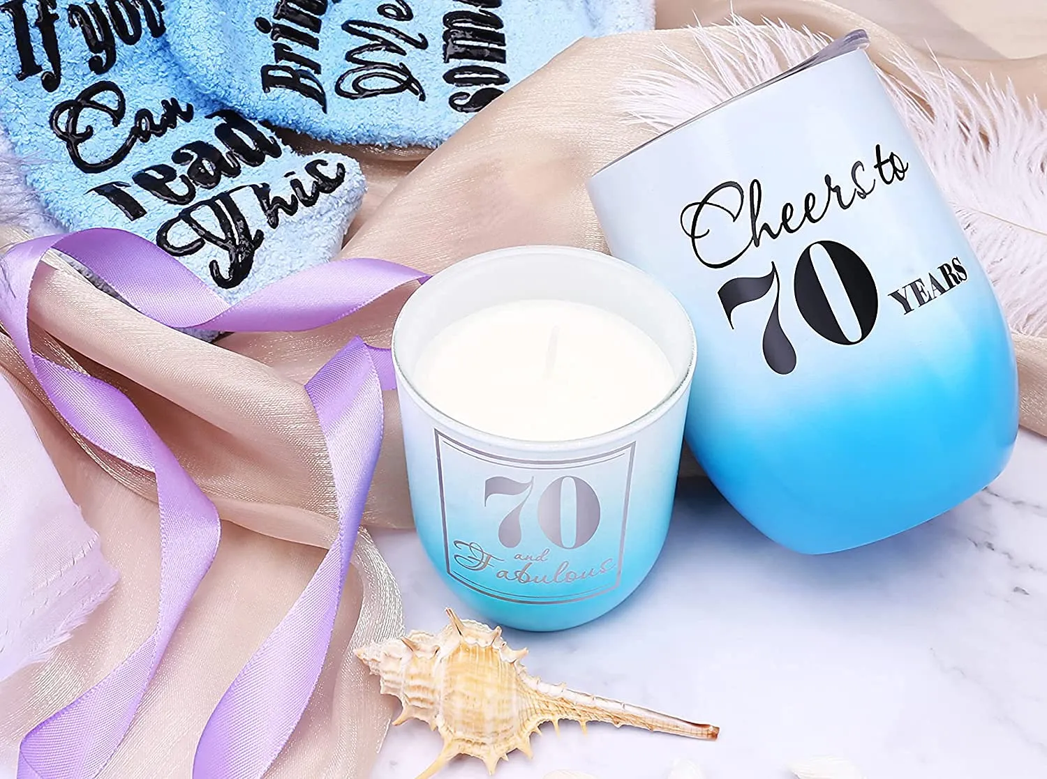 70th Birthday Gift for Women, 70 and Fabulous, 70th Birthday Tumbler, 70th Birthday Gift