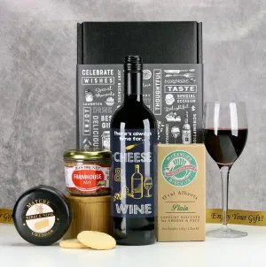 Always Time for Cheese and Wine - Cheese Hampers