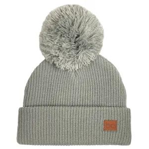 Babyfied Apparel - PomPom Toque - Light Grey