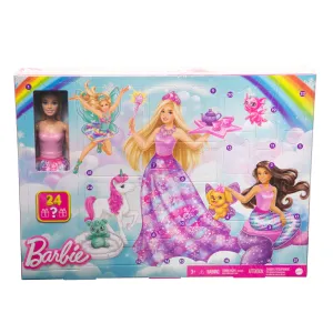 Barbie Dreamtopia Advent Calendar With Doll And 24 Surprises Like Pets, Clothes And Accessories