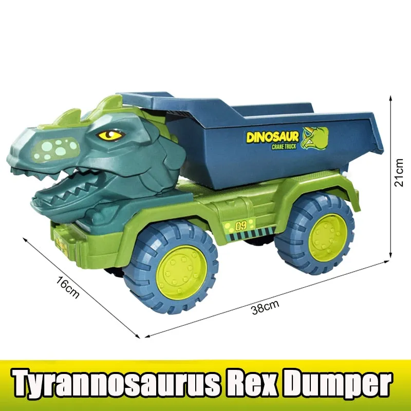 Car Toy Dinosaurs Transport Car Dinosaur Carrier Truck Toy Indominus Rex Jurassic World Dinosaurs Toys Christmas Gifts for Kids