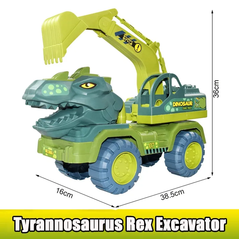 Car Toy Dinosaurs Transport Car Dinosaur Carrier Truck Toy Indominus Rex Jurassic World Dinosaurs Toys Christmas Gifts for Kids