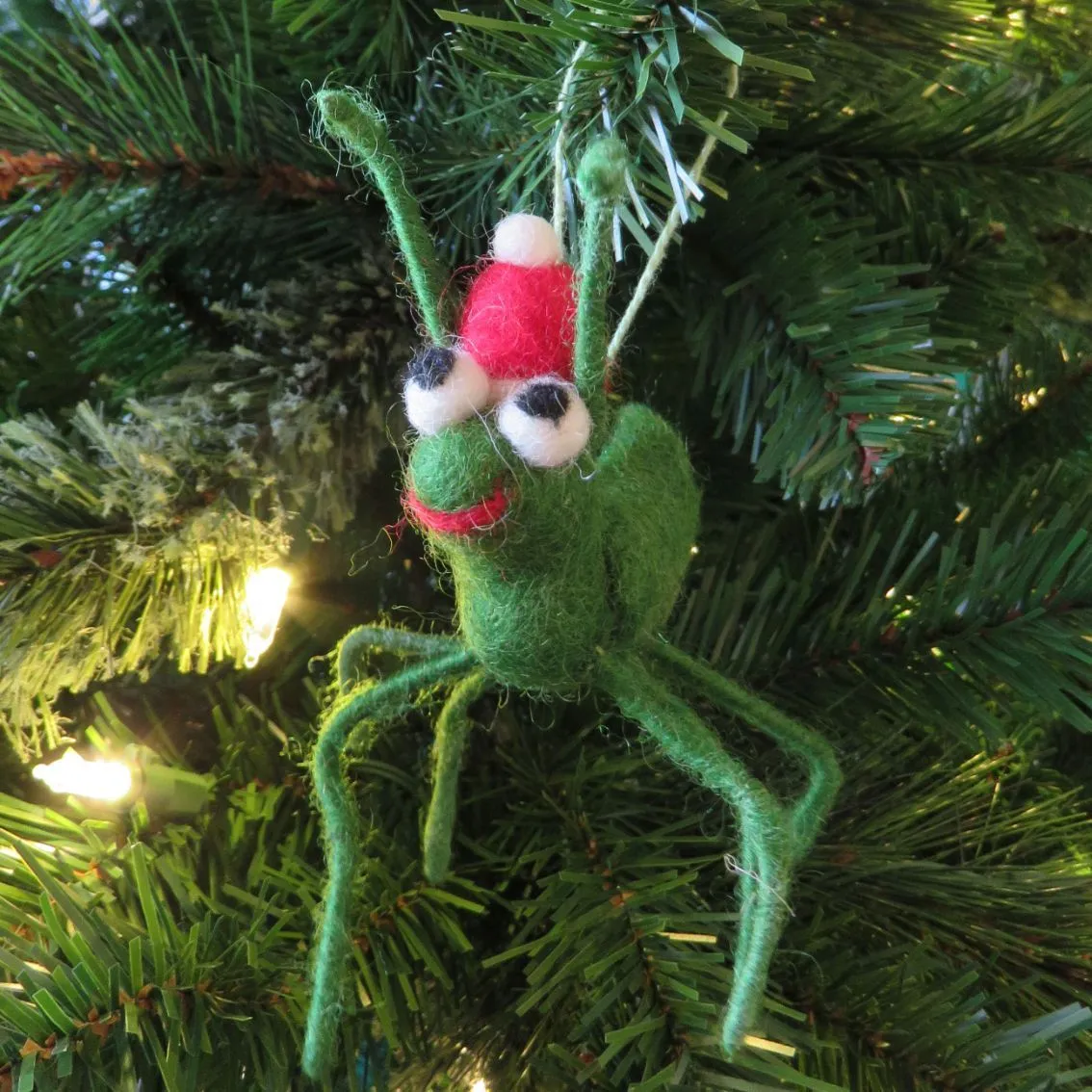 Christmas Cricket Ornament