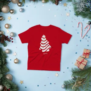 Christmas Tree Cake Youth Short Sleeve T-shirt