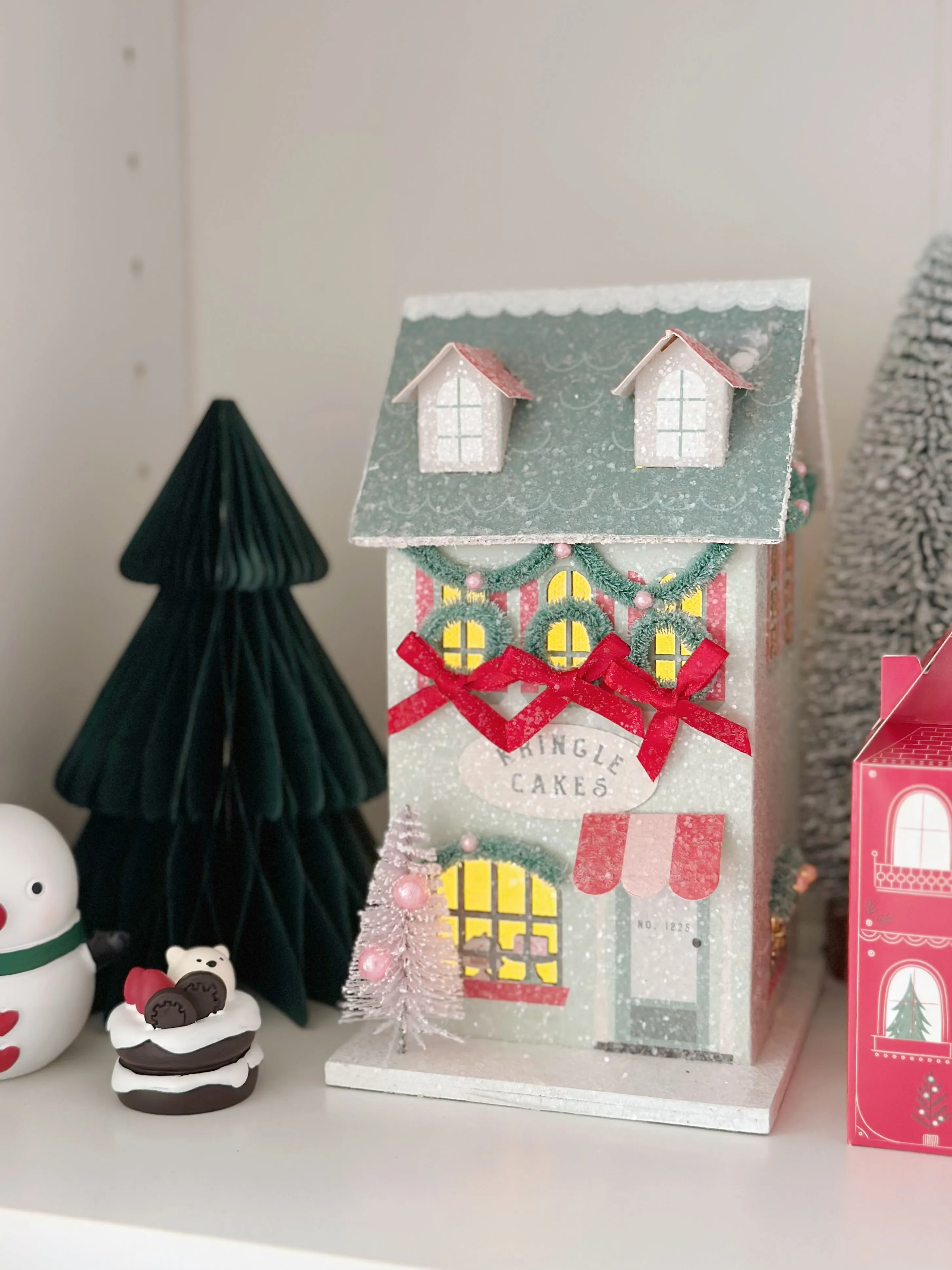 Christmas Village Cake Shop