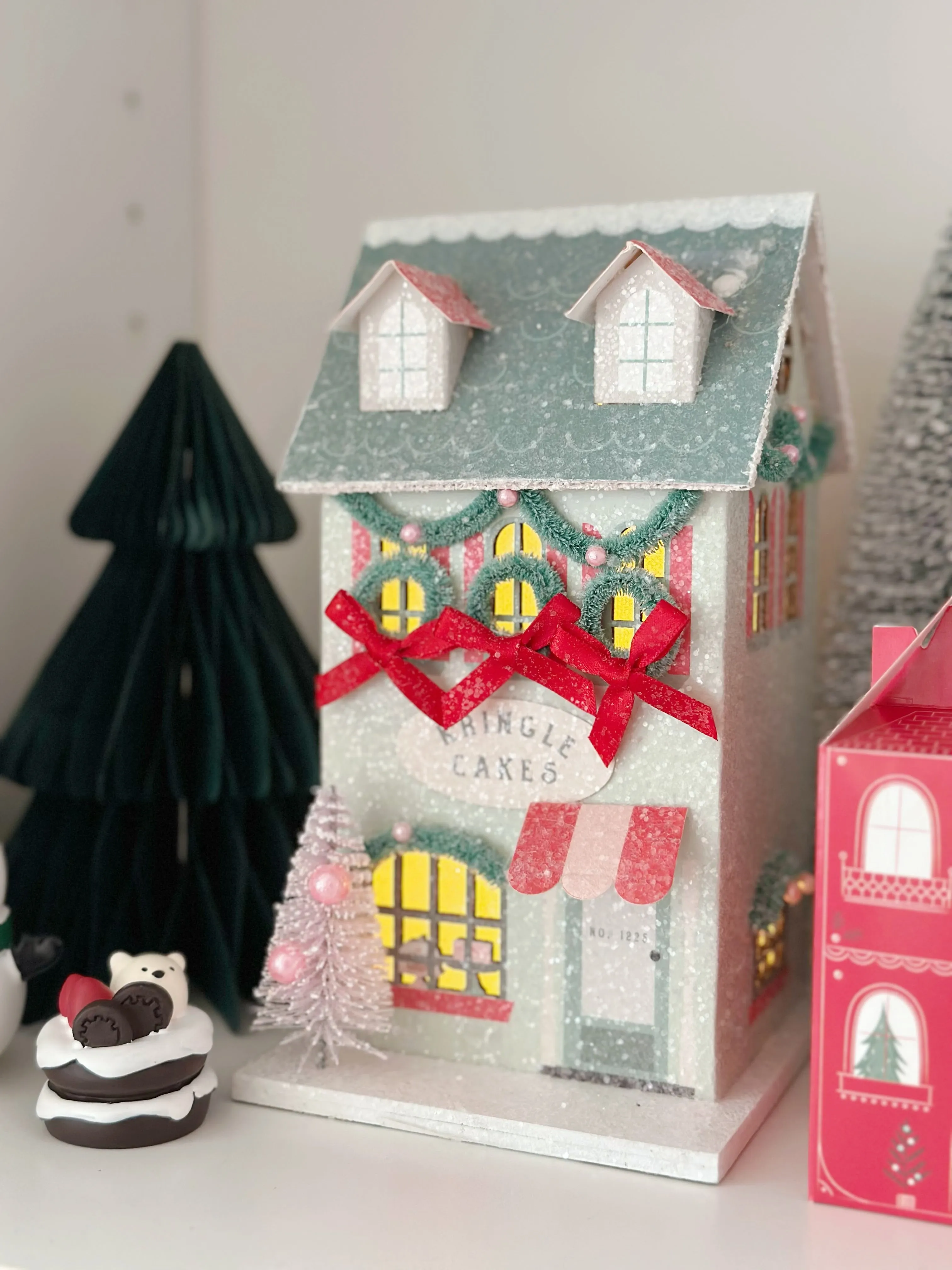 Christmas Village Cake Shop