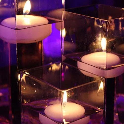 Colored Floating Candles Ivory