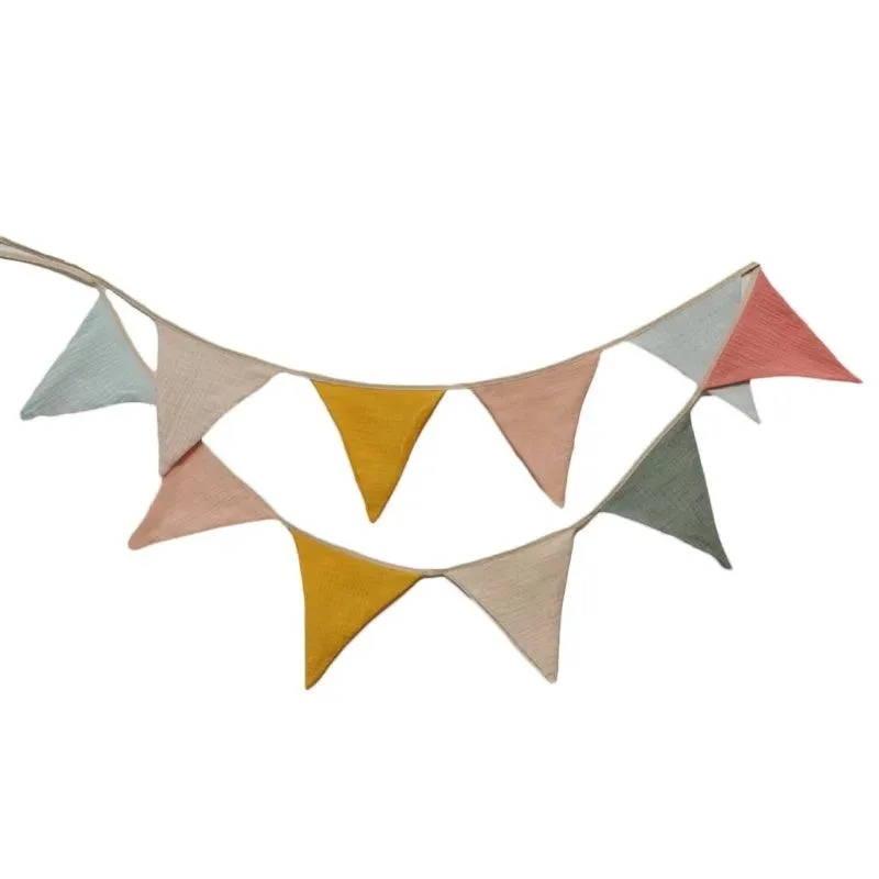 Colorful Cotton Bunting Banner