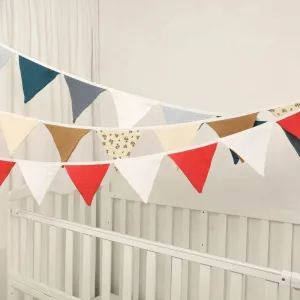 Colorful Cotton Bunting Banner