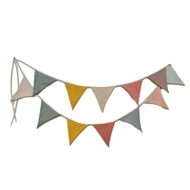 Colorful Cotton Bunting Banner