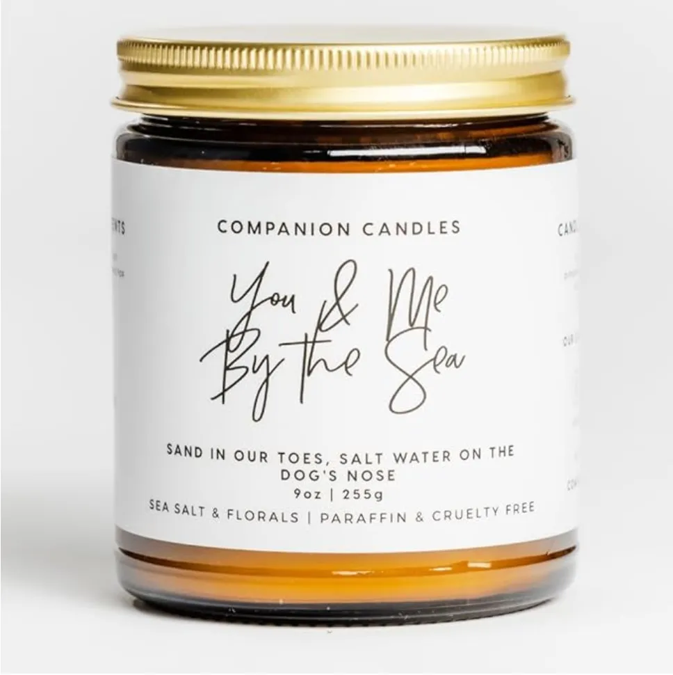 Companion Candles "You & Me by the Sea" Sea Salt & Neroli 12 oz