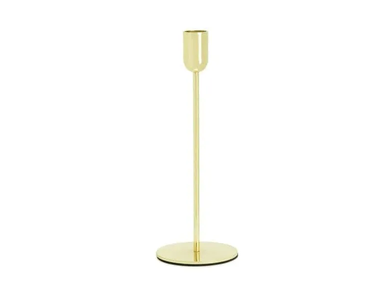 Elegant gold candle holder