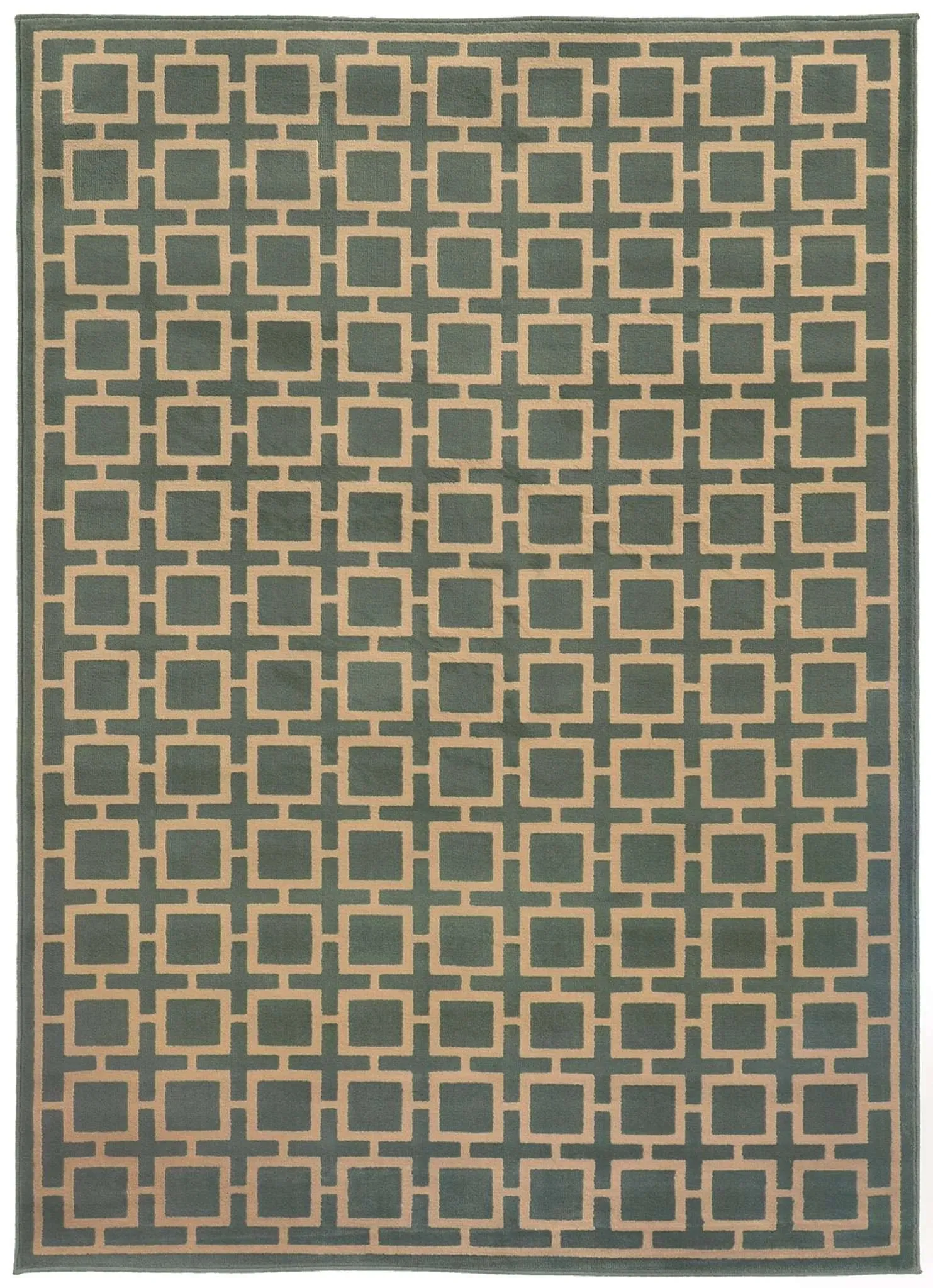 Ella 3885D Blue / Beige Rug