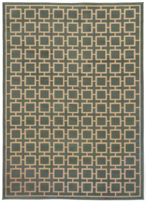 Ella 3885D Blue / Beige Rug