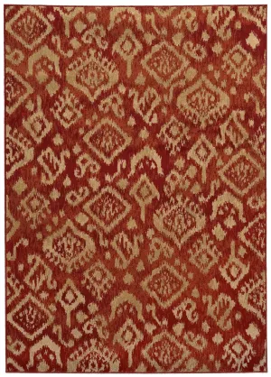 Ella 5113D Red Beige Rug