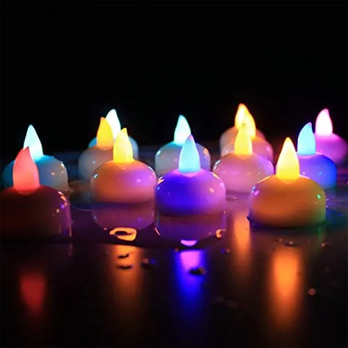 Eswarr Electricals Floating Sensor LED2 Candle - A Graceful Dance of Light and Modern Charm - Pack of 36