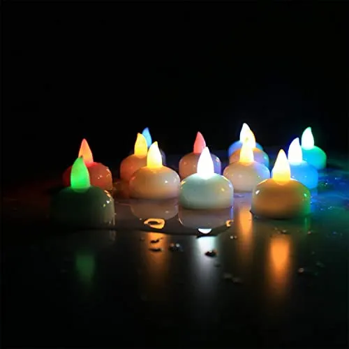 Eswarr Electricals Floating Sensor LED2 Candle - A Graceful Dance of Light and Modern Charm - Pack of 36