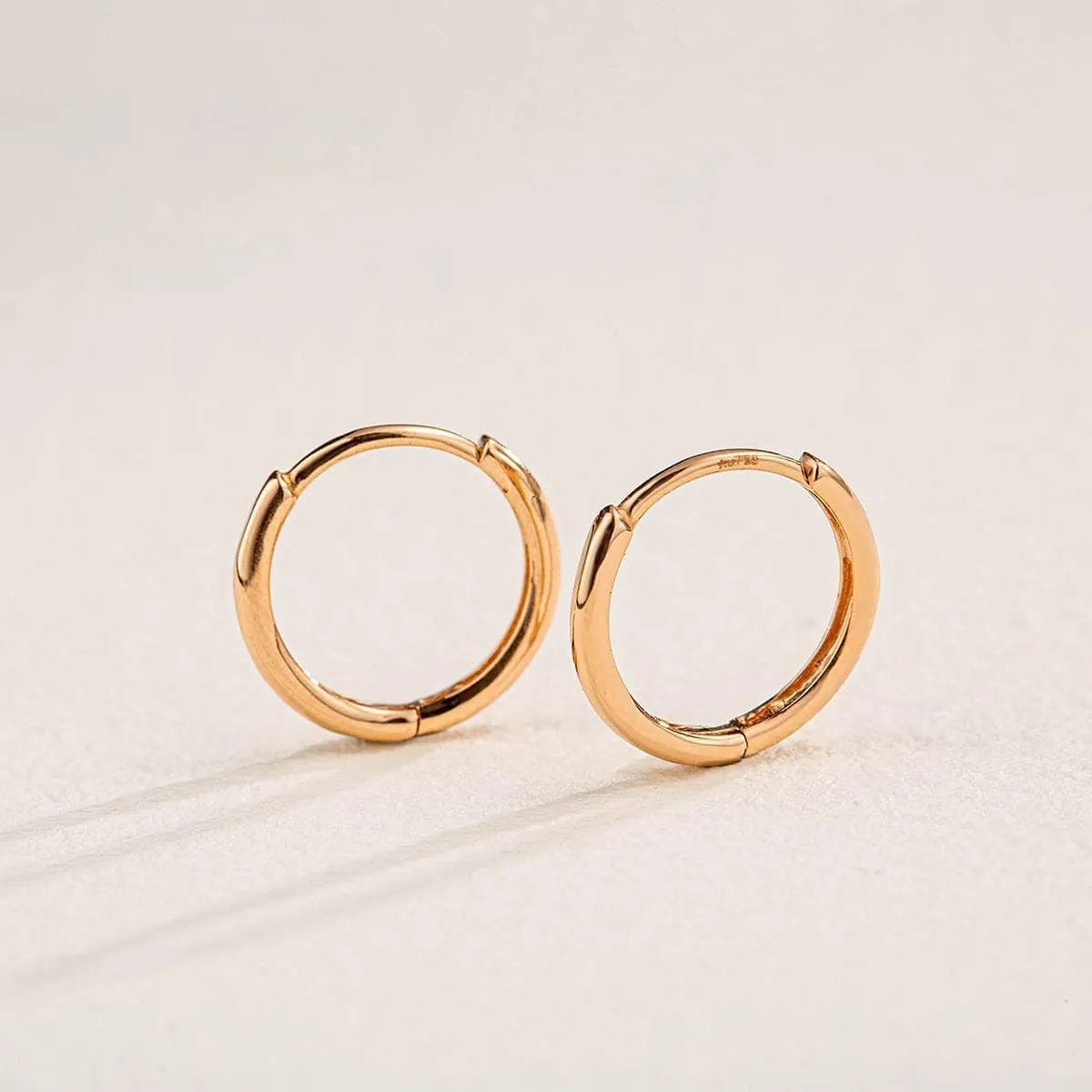 FANCIME Endless Gold 18K Rose Gold Hoop Earrings