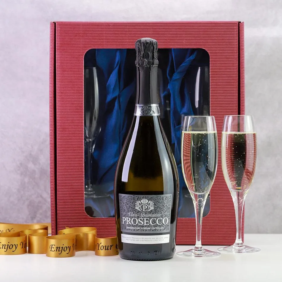 Flutes and Prosecco Gift Set