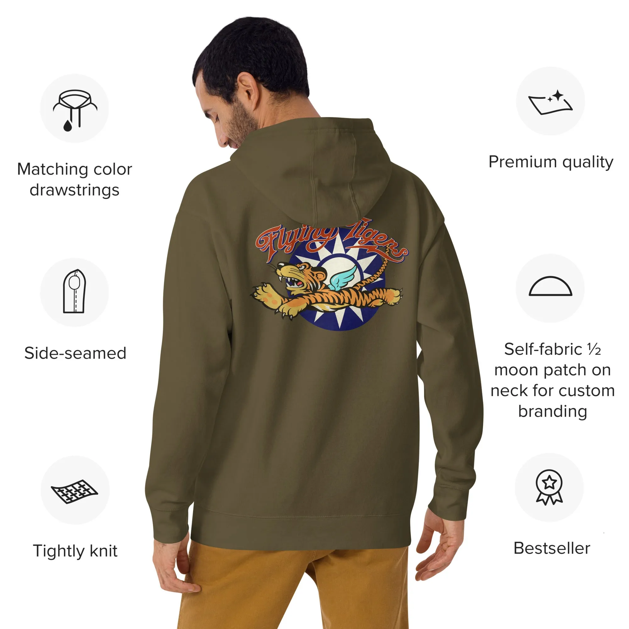 Flying Tigers Unisex Pullover Hoodie