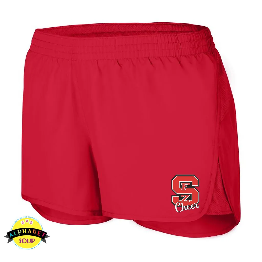 FZS Bulldogs Cheer Girls and Ladies Wayfarer Running Shorts