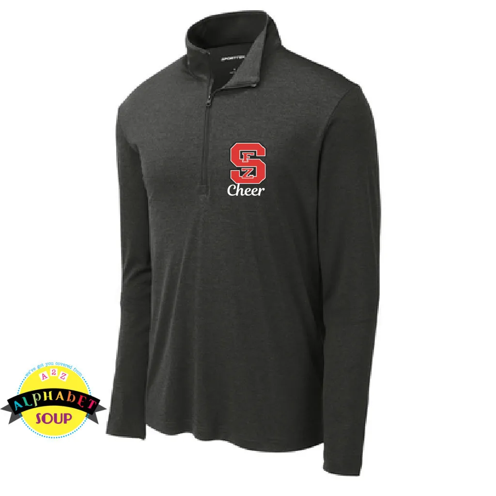 FZS Jr Bulldogs Cheer Sport Tek Performance Half Zip Pullover