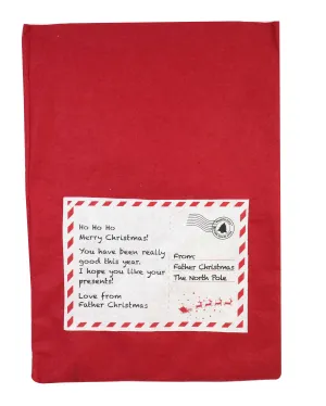 Giant Letter From Santa Felt Sack 2 Asst