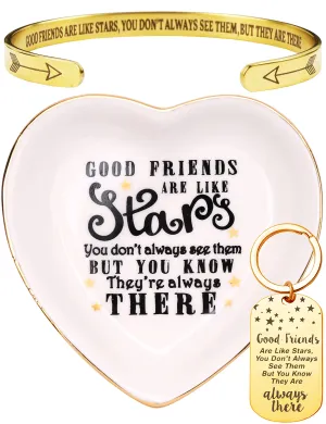 Good Friends are Like Stars Gifts, Good Friends Jewelry Dish, Good Friends are Like Stars