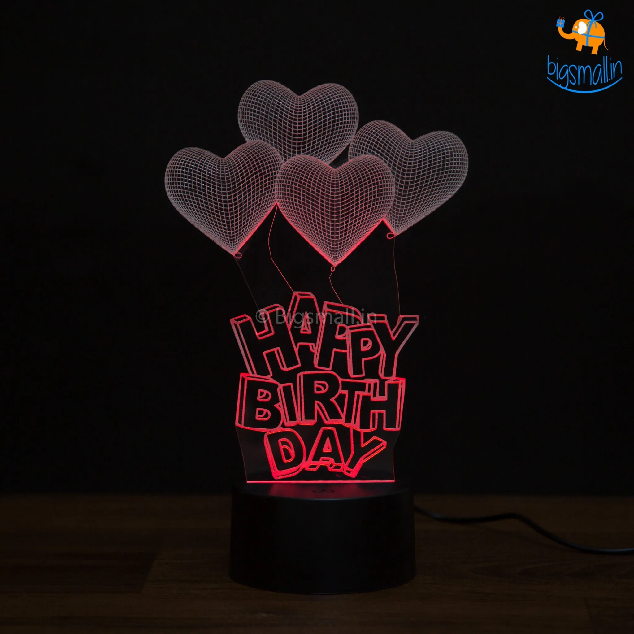 Happy Birthday Hologram Lamp