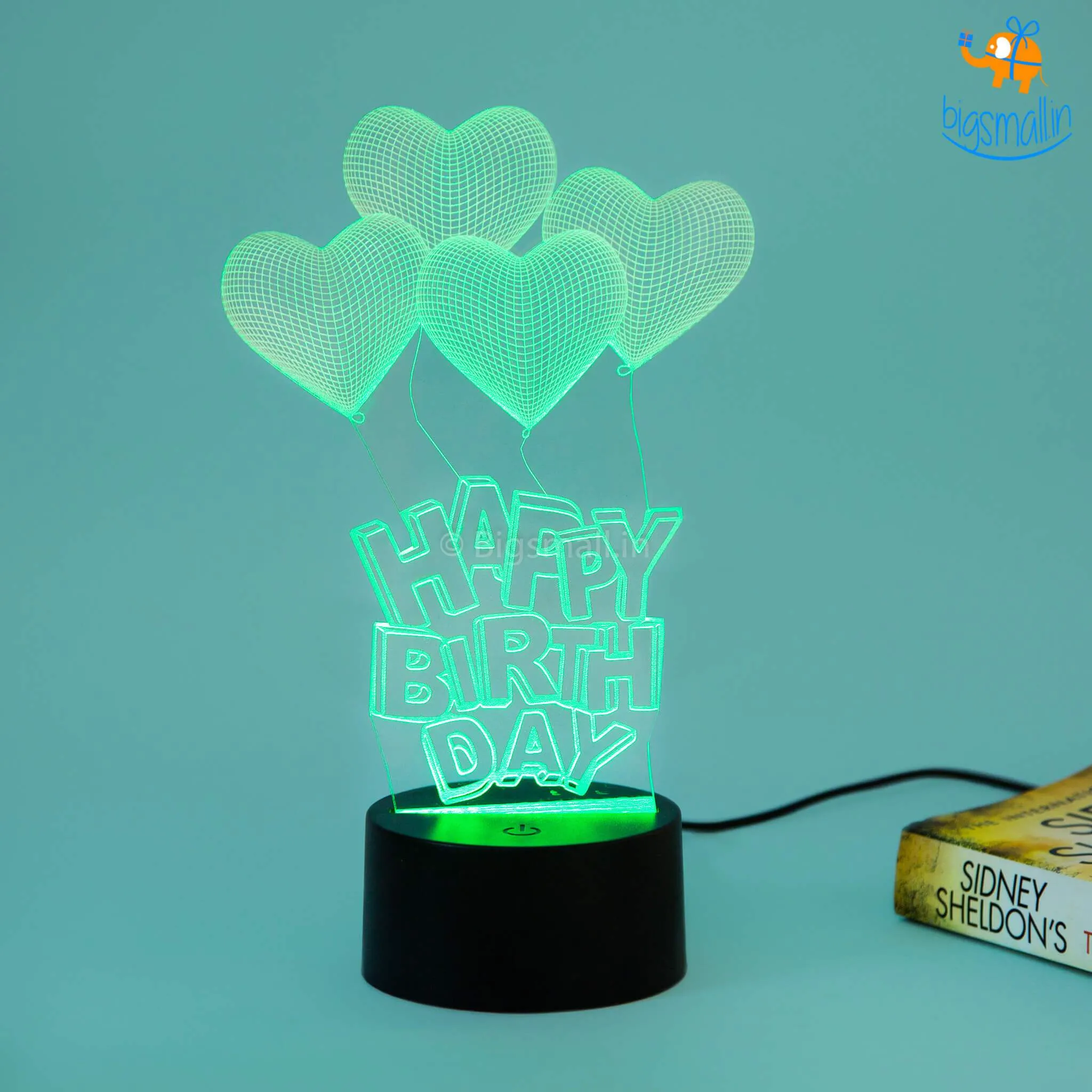 Happy Birthday Hologram Lamp