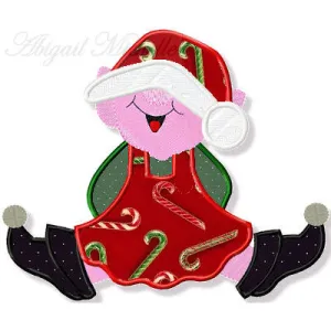 Happy Elf Applique - 3 Sizes!