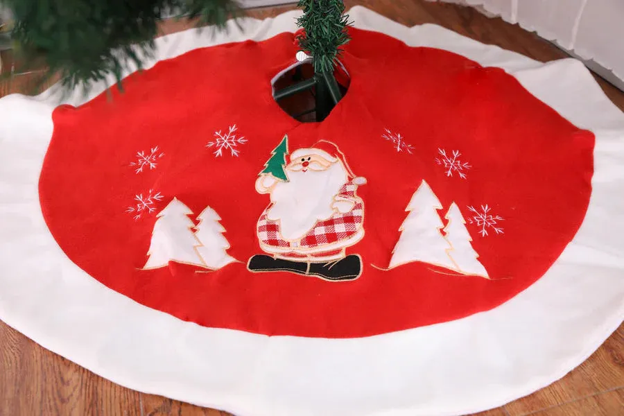 Happy Santa - 35" Tree Skirt