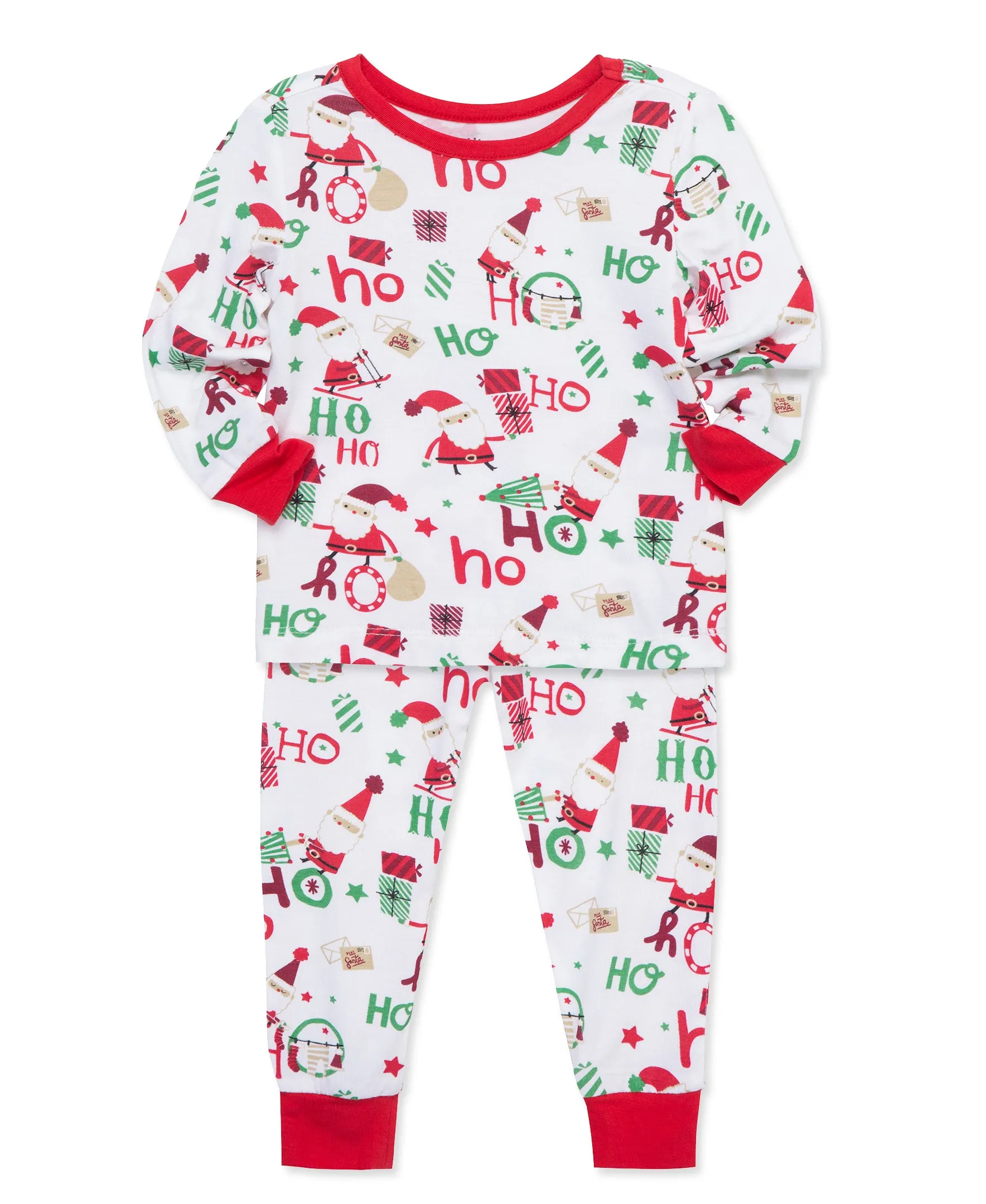 Ho Ho Ho Bamboo Pajama Set (2T-4T)