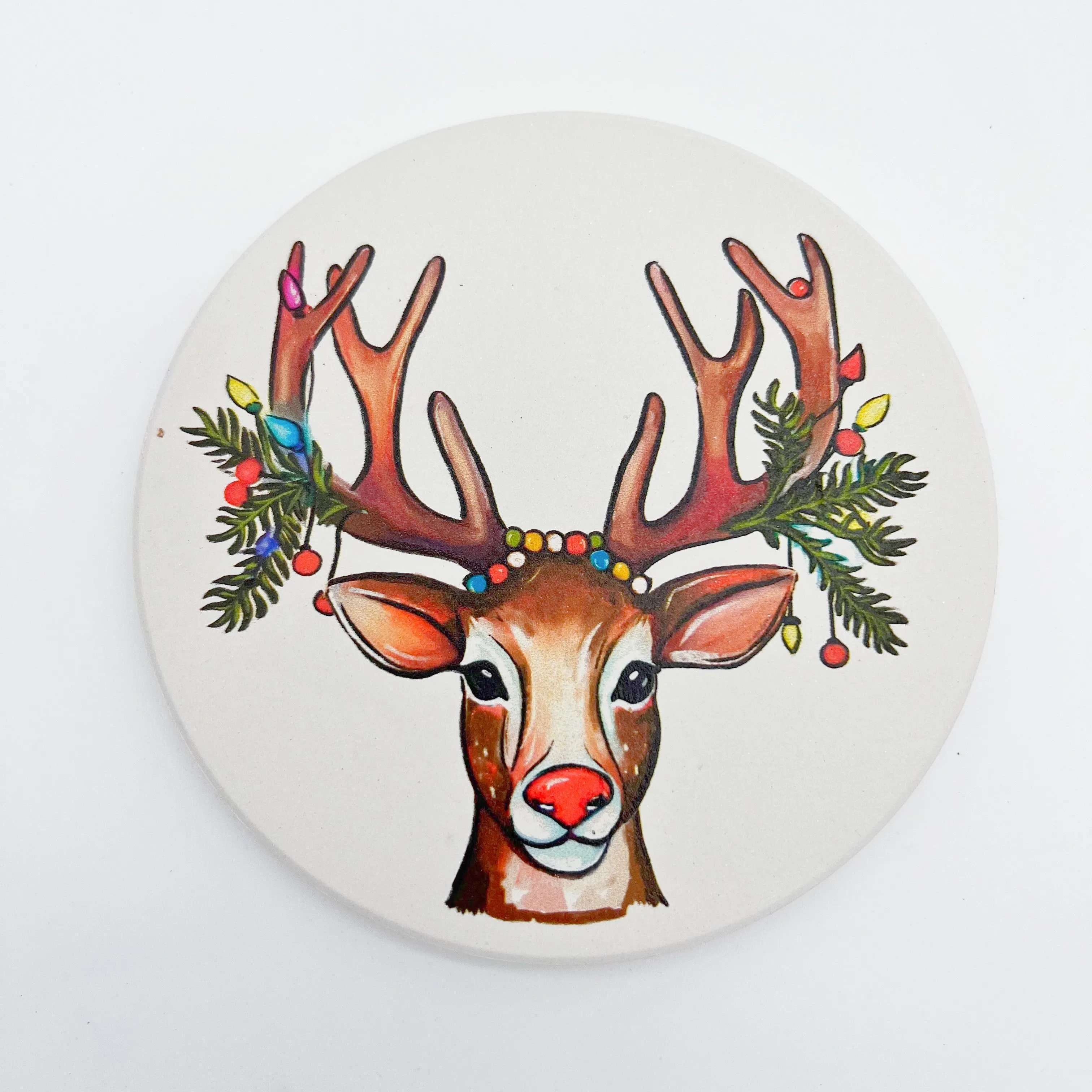 Holiday Deer Coaster