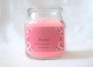 HS Candles Scented jar Candles Rose (18hrs)