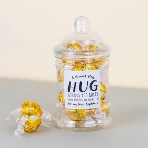 Hug Across the Miles Sweet Jar