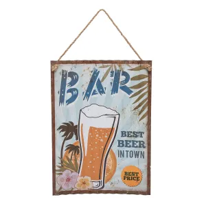 Iron Beer Bar Wall Hanging