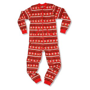 Kids Zip Christmas Onesie