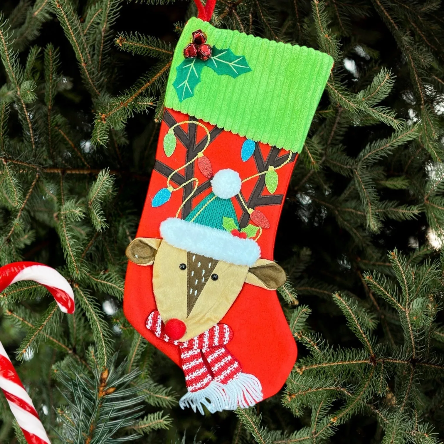 Luxury Mistletoe Stocking - Set of 3