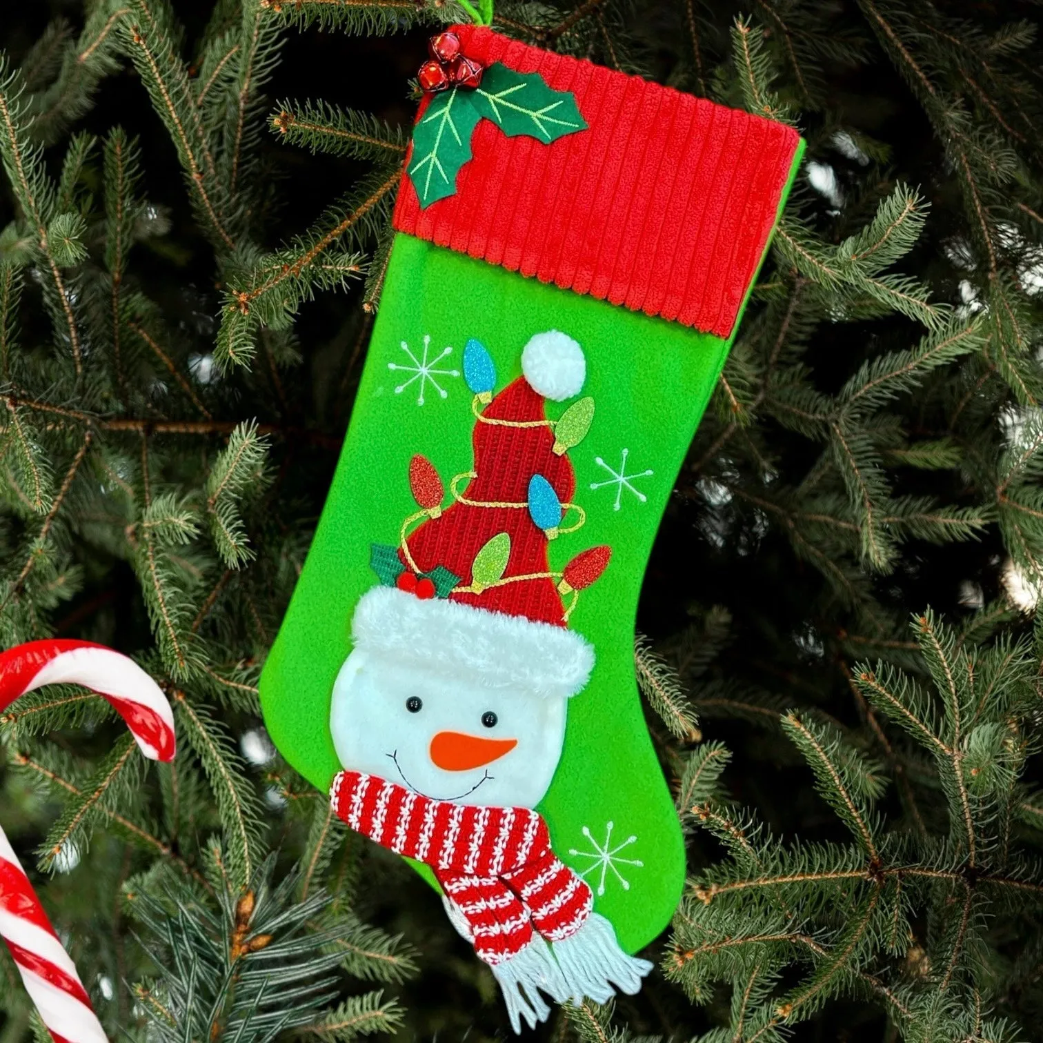 Luxury Mistletoe Stocking - Set of 3