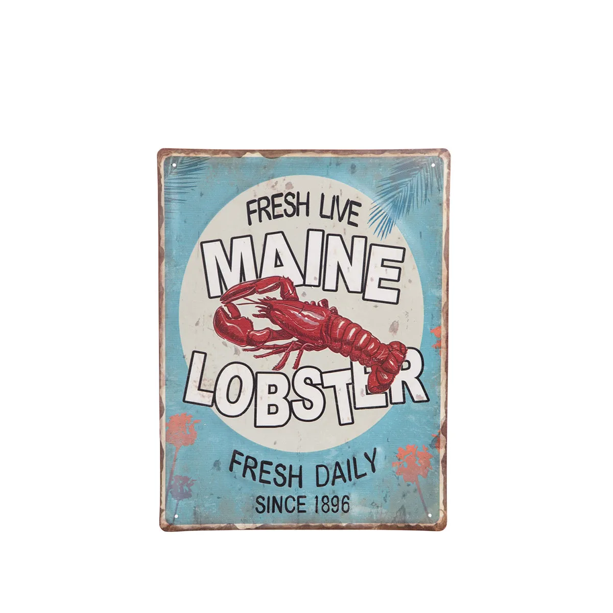 Maine Lobster Iron Sign