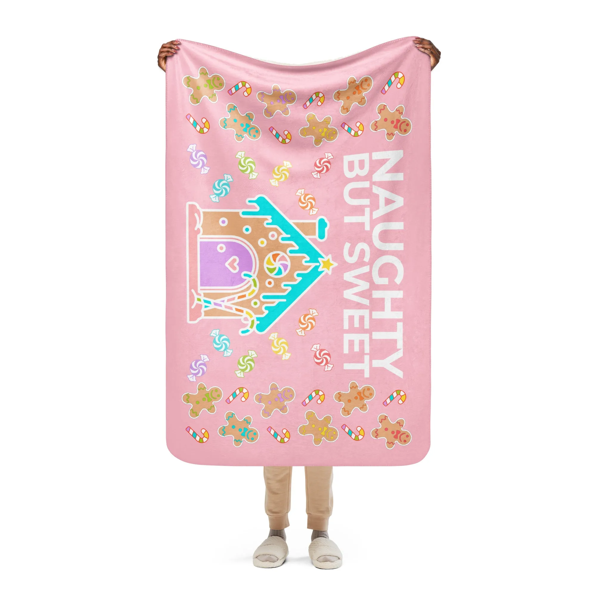 Naughty But Sweet Sherpa Blanket