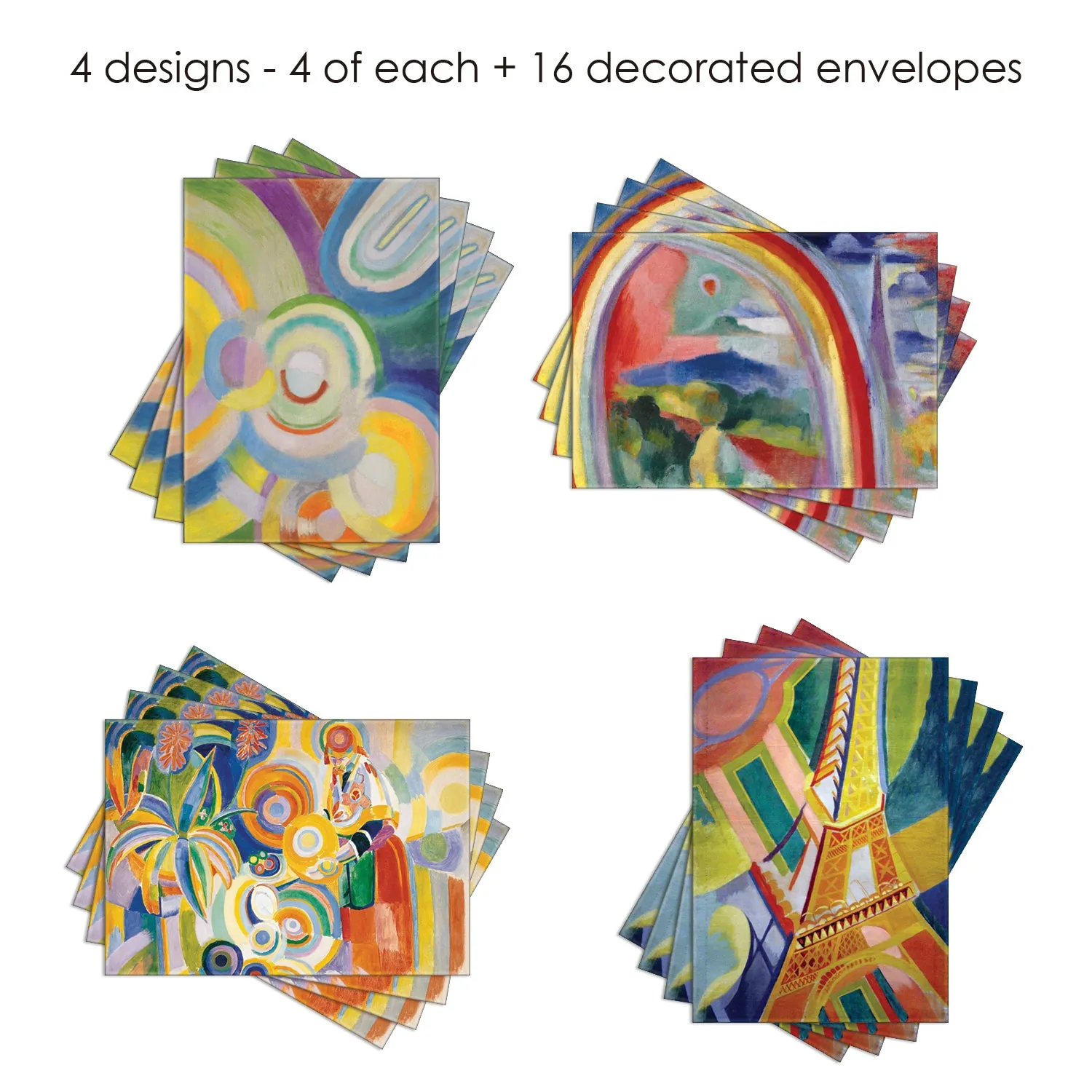 Note Cards - Delaunay Paris - Box of 16 Cards & Envelopes