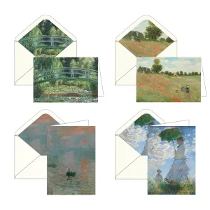 Note Cards - Monet Favorites - Box of 16 Cards & Envelopes