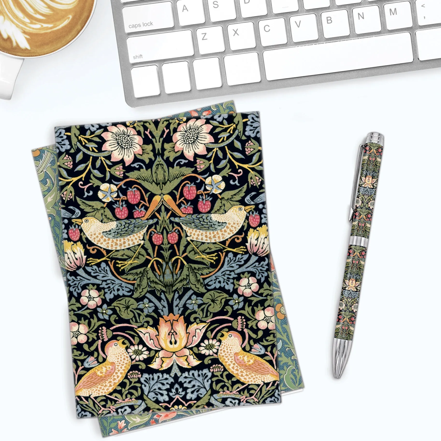 Note Cards - William Morris Favorites - Box of 16 Cards & Envelopes