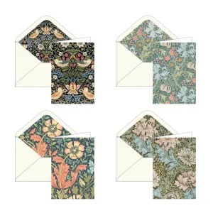 Note Cards - William Morris Favorites - Box of 16 Cards & Envelopes