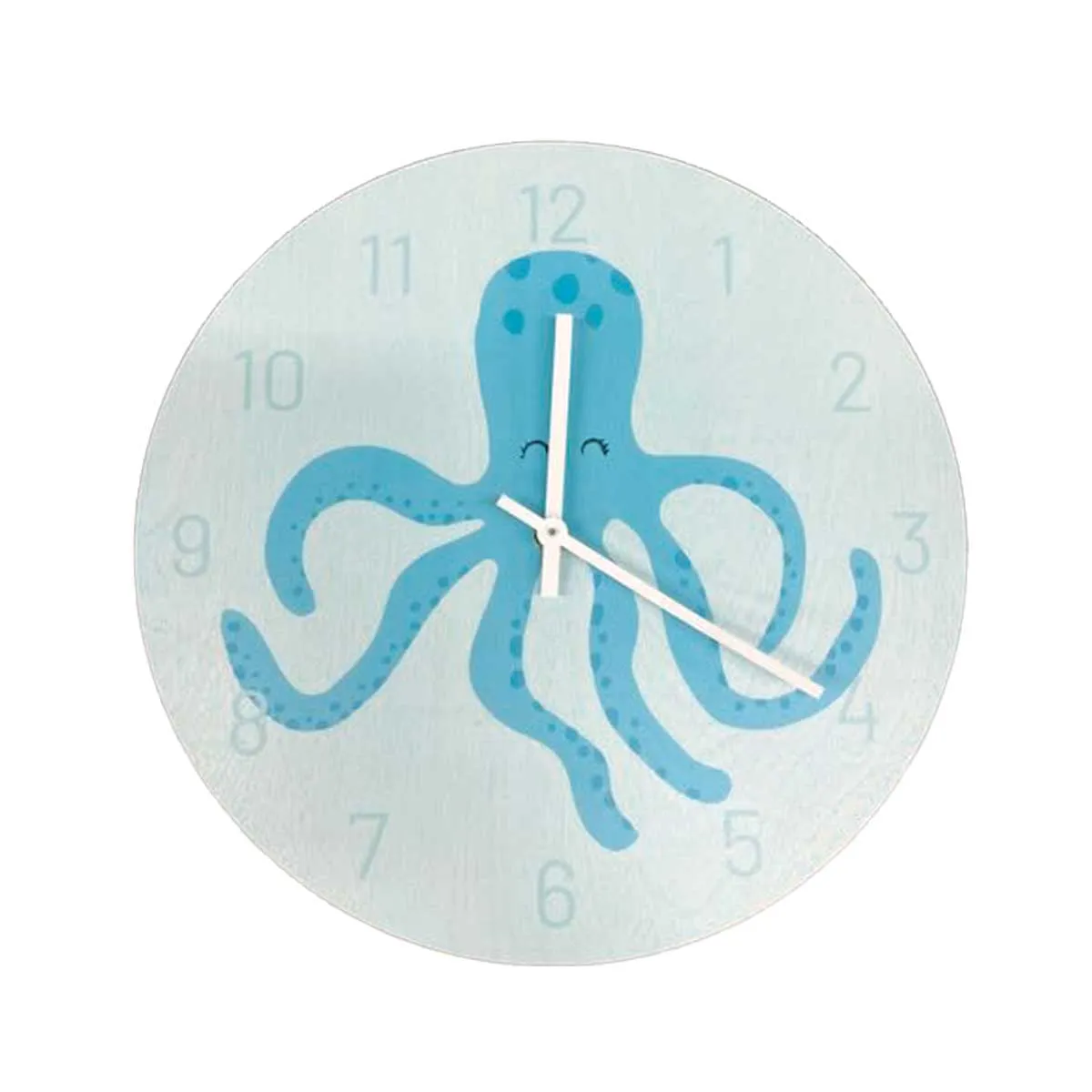 Octopus  Round Clock